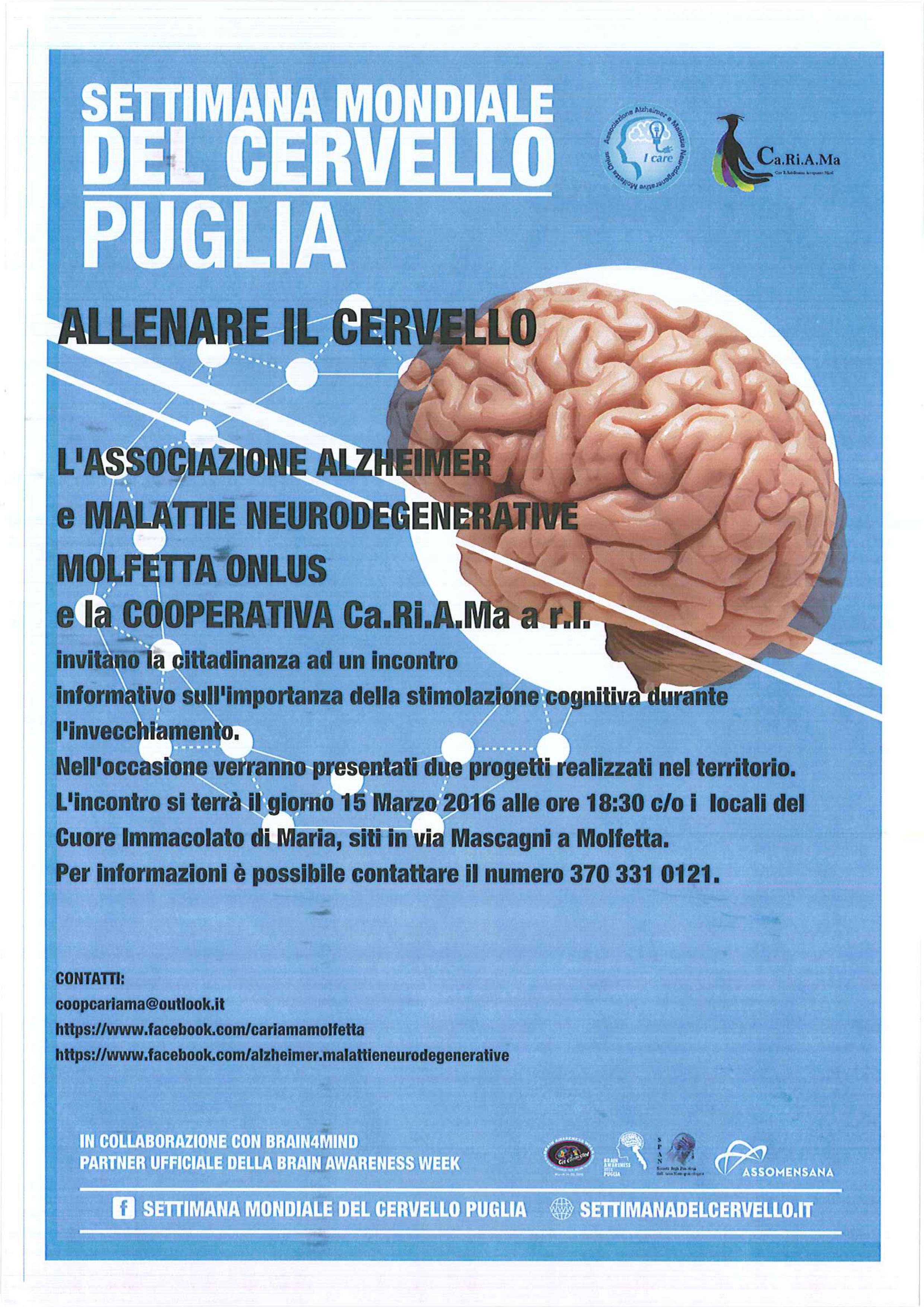 SETTIMANA MONDIALE DEL CERVELLO - PUGLIA